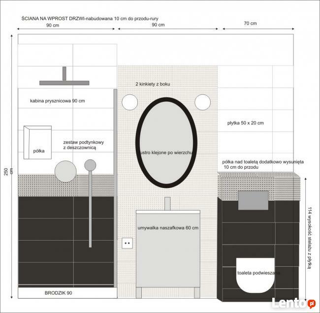 Remont łazienki według projektu Łódź ZREMONTUJ