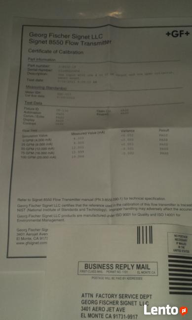 przetwornik przepływu