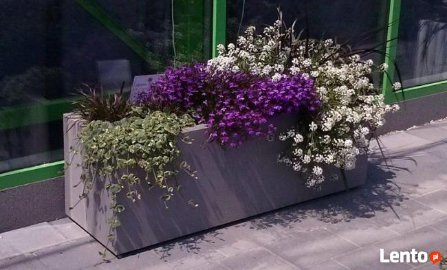 Donice z imitacji betonu