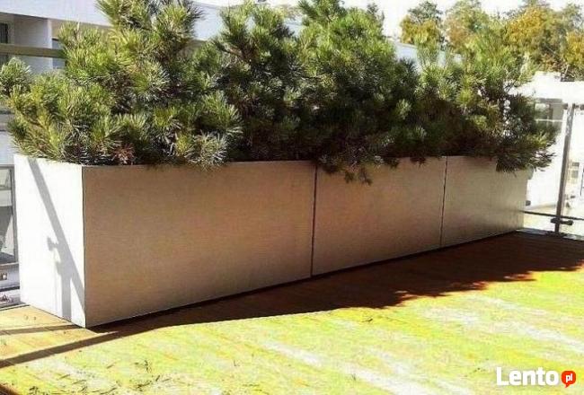 Donice z imitacji betonu