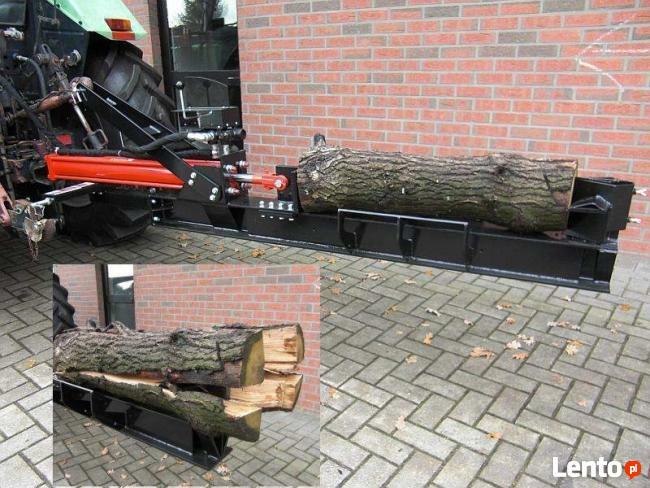 ŁUPARKA CIĄGNIKOWA NACISK 14T, MAX. DŁUGOŚĆ MATERIAŁU 105 CM