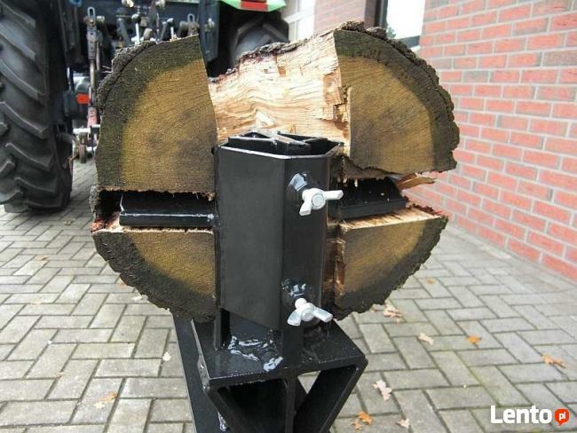 ŁUPARKA CIĄGNIKOWA NACISK 14T, MAX. DŁUGOŚĆ MATERIAŁU 105 CM