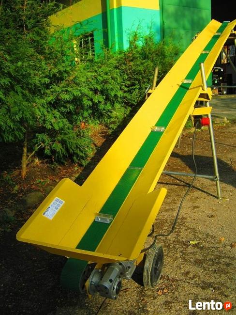 TAŚMOCIĄG MOBILNY DO TRANSPORTU DREWNA ŁUPANEGO, ZRĘBKI