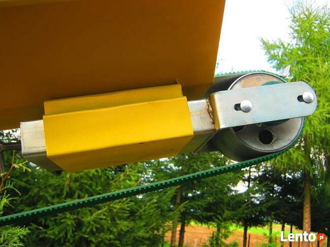 TAŚMOCIĄG MOBILNY DO TRANSPORTU DREWNA ŁUPANEGO, ZRĘBKI