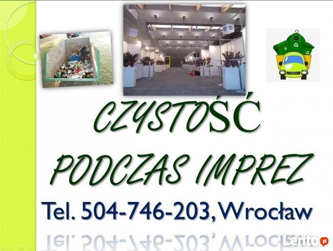 Sprzątanie obsługa imprezy, cena tel 504-746-203, koncert,