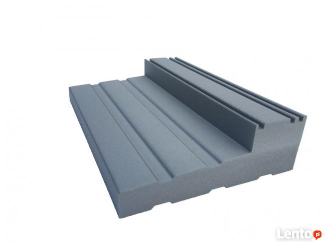 Ciepłe parapety, kształtki styrodurowe