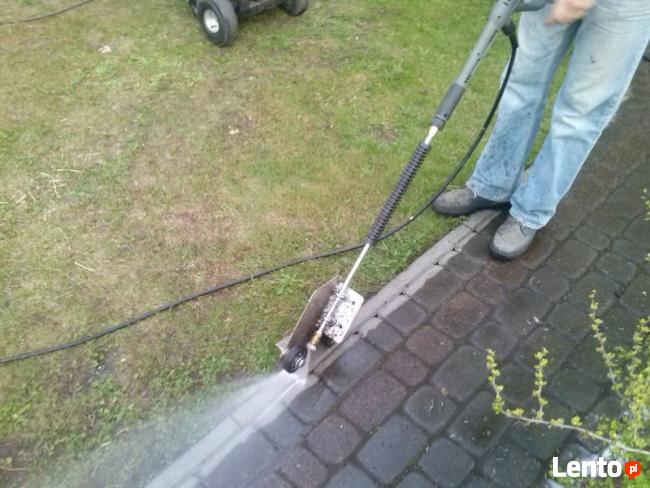 Mycie,czyszczenie kostki brukowej,elewacji,murów kamienia.