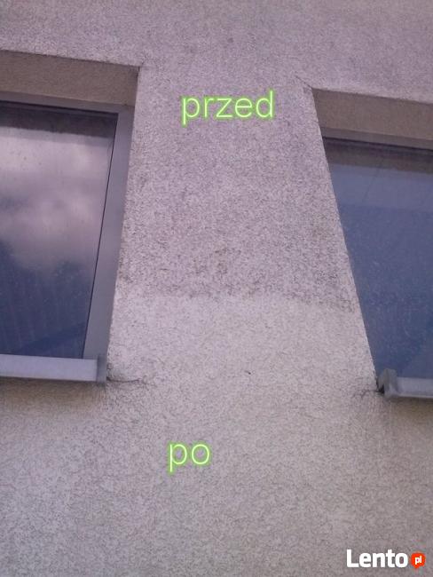 Mycie,czyszczenie kostki brukowej,elewacji,murów kamienia.