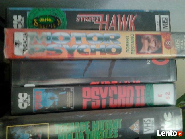 kasety Vhs rozne tytuly i gatunki