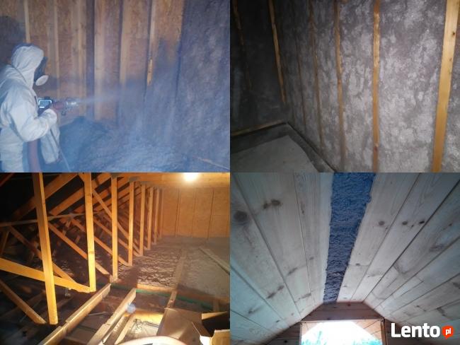 Ocieplenie stropodachu, ocieplenie poddasza. Wdmuchiwanie.
