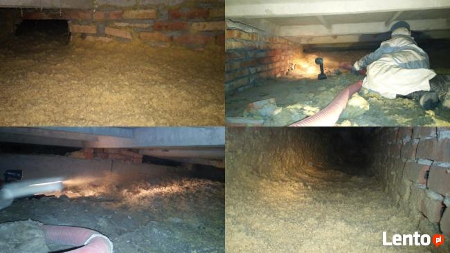 Ocieplenie stropodachu, ocieplenie poddasza. Wdmuchiwanie.