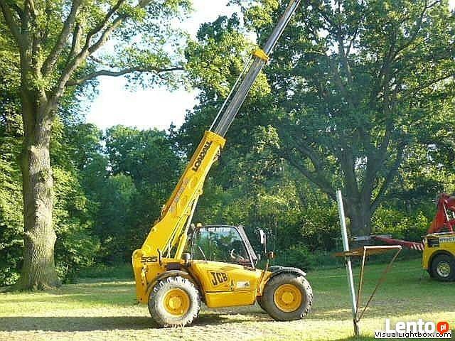 Wynajem ładowarki teleskopowej Trzebnica Załadunk Rozładunki