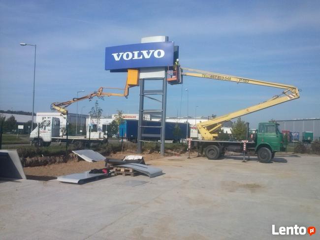 Usługi Podnośnikami koszowymi 12m-18m