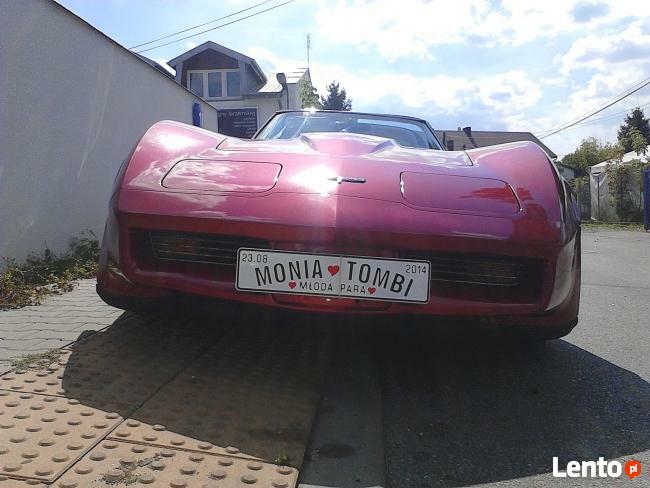 Legendarna Corvette, Samochód do ślubu - WYNAJEM