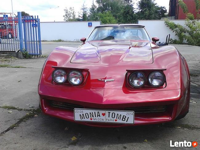 Legendarna Corvette, Samochód do ślubu - WYNAJEM
