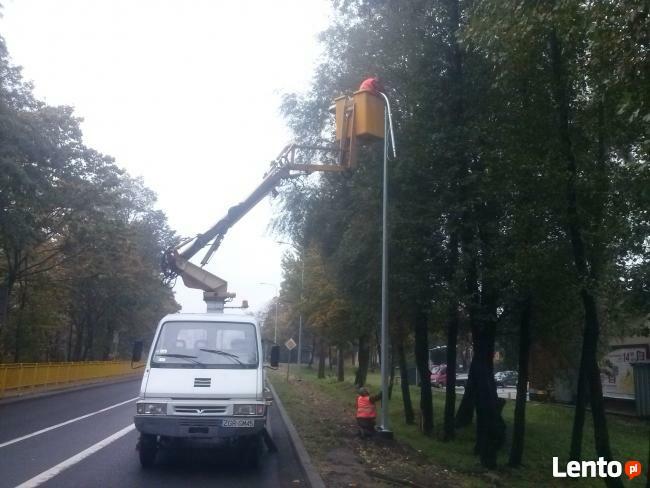 Usługi Podnośnikami koszowymi 12m-18m