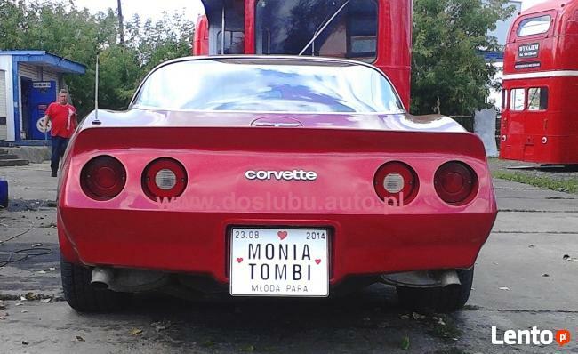 Legendarna Corvette, Samochód do ślubu - WYNAJEM