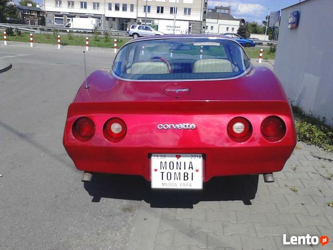 Legendarna Corvette, Samochód do ślubu - WYNAJEM
