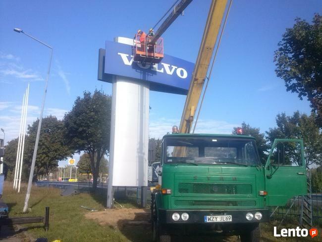 Usługi Podnośnikami koszowymi 12m-18m