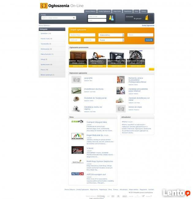 Najlepszy Serwis Ogłoszeń / MOBILNY - RWD / FVAT