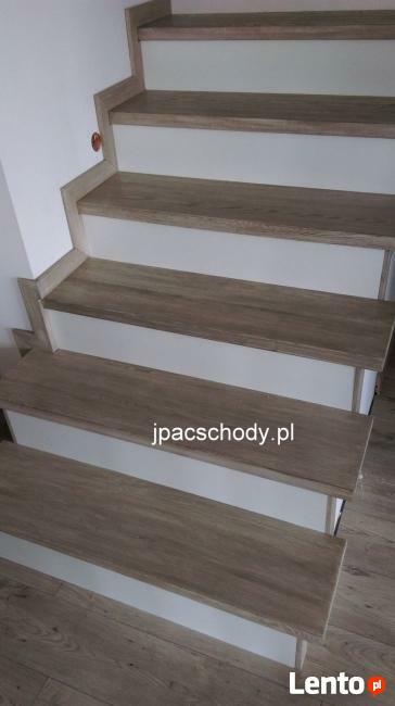 SCHODY DREWNIANE SAMONOSNE I NA BETON