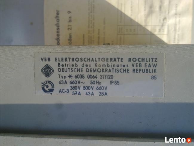 WŁĄCZNIKI ELEKTRYCZNE -Nowe