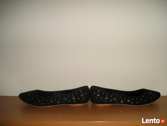 nowe czarne baleriny 38 24cm. House