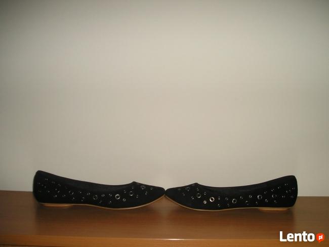 nowe czarne baleriny 38 24cm. House