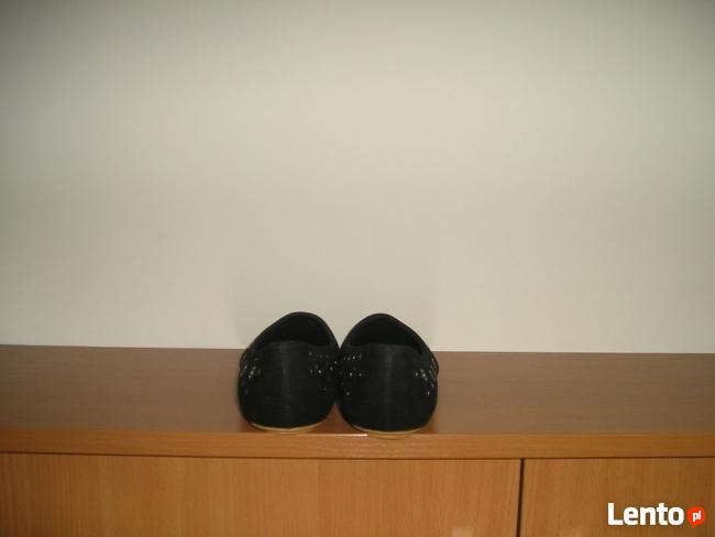 nowe czarne baleriny 38 24cm. House