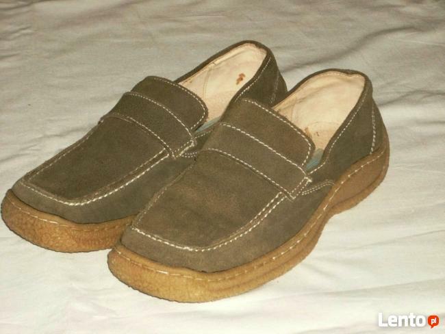 Skórzane Półbuty Gruba Podeszwa NOWE 39 39,5