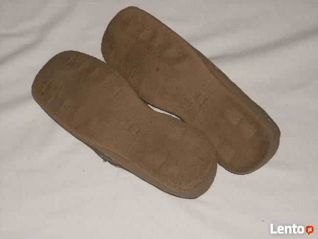 Skórzane Półbuty Gruba Podeszwa NOWE 39 39,5