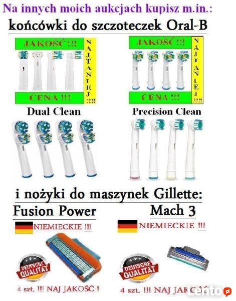 4x NIEMIECKIE Nożyki / Wkłady do GILLETTE FUSION POWER 4 szt