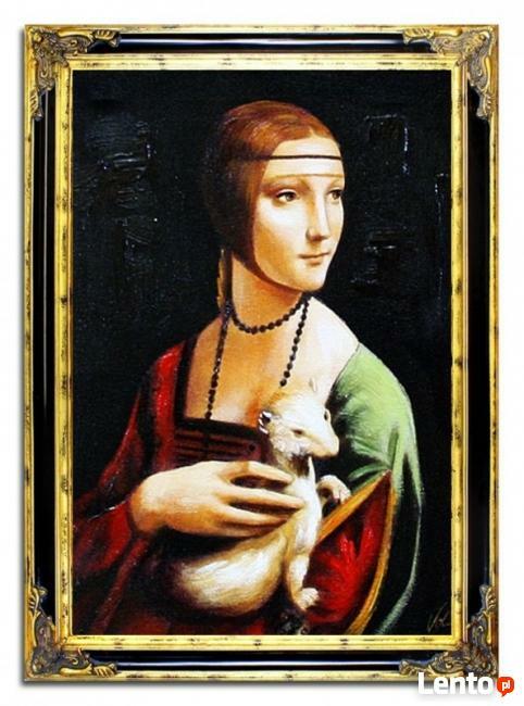 obraz olejny Dama z gronostajem kopia Leonardo da Vinci