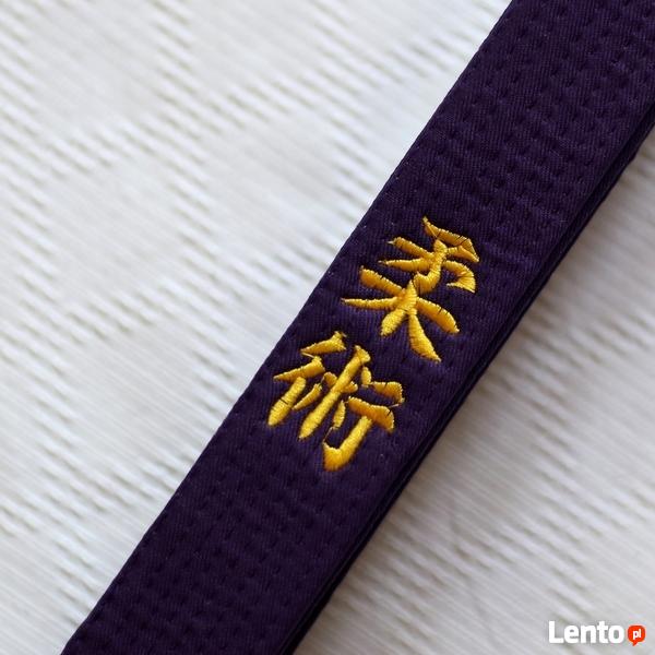 PAS / OBI do Ju Jitsu - PURPUR - haft