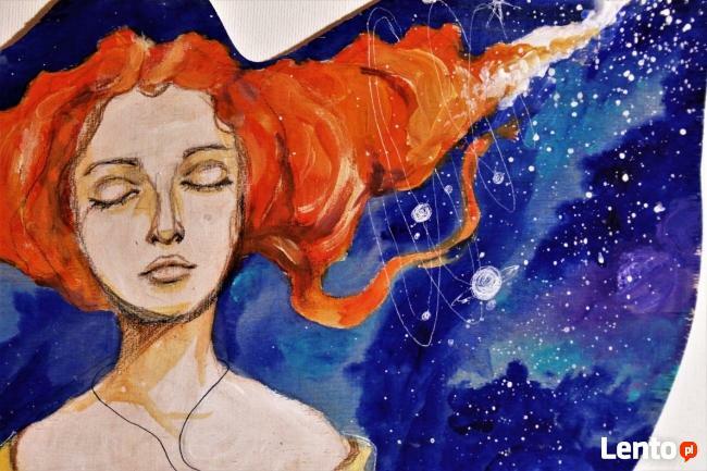 Obraz malowany na drewnie "WIELOŚWIATY" artystki A. Laube