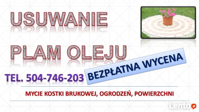 Czyszczenie i mycie kostki brukowej, cena tel. 504-746-203