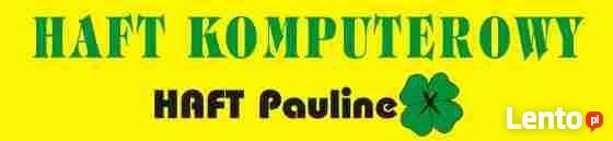 haft komputerowy łączymy z sitodrukiem, haft tasiemka, haft