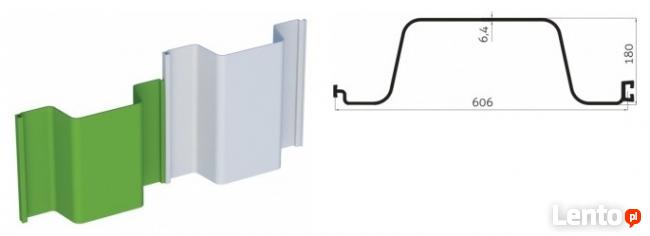 Grodzica PCV GW610/64 -umocnienie skarp brzegów ścianka