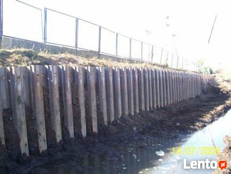 Ścianka szczelna wibromłot - wynajem