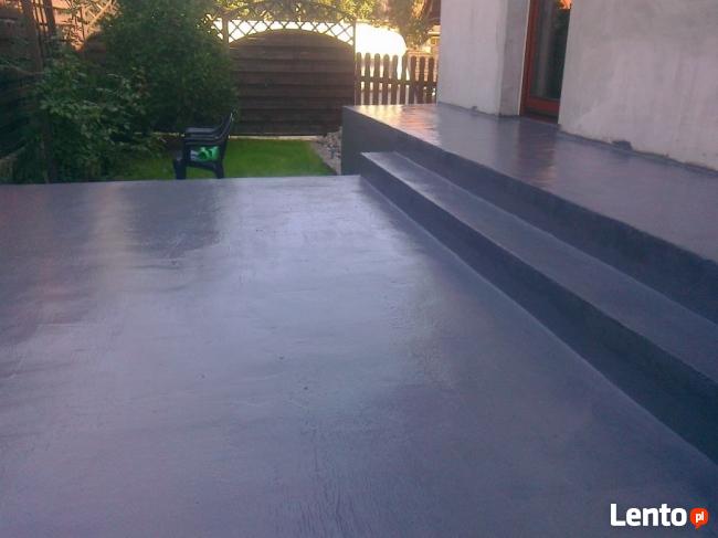 Izolacje tarasów, balkonów, schodów polimocznikiem