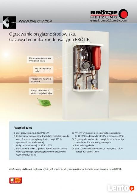 BROTJE WHBC_28/33C_Cena 2-Funkcyjny Piec GazowyKondensacyjny