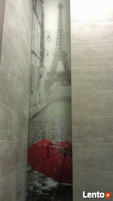 Szklana fototapeta do łazienki