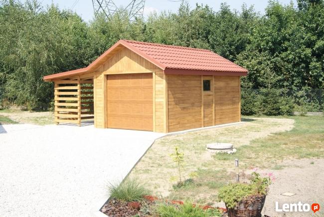 Garaże drewniane domek letniskowy wiaty garaż murowane,