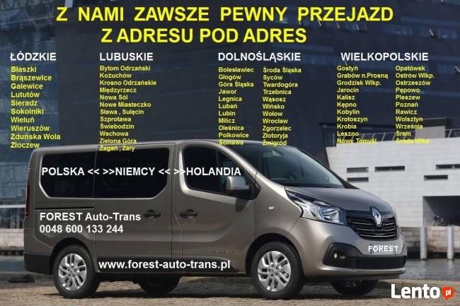 Przewozy Bus Niemcy Holandia Gostyń Krobia Bojanowo Kobylin