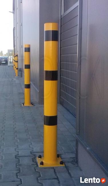 Słupki ochronne zabezpieczające bramy wjazdowe 100 cm