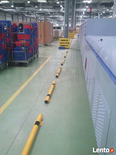 Zatrzymanie kół oraz wideł wózka paletowego 150 cm