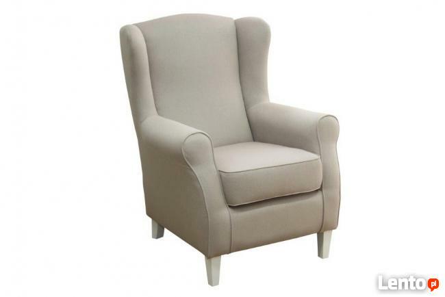 obnizka cen sprzedam fotel uszak w mieciutkiej tkaninie