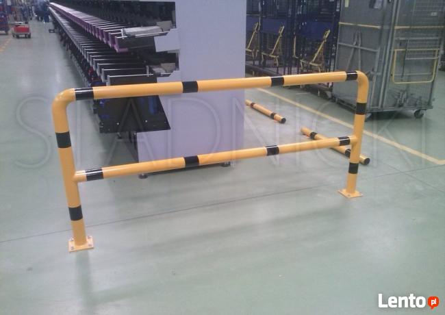 Fachowa ochrona ścian regałów bariera zabezpieczająca 200 cm