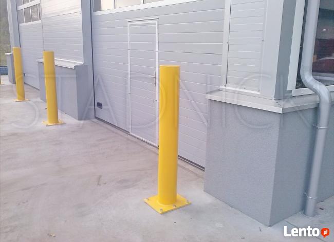 Słupki ochronne zabezpieczające bramy wjazdowe 100 cm