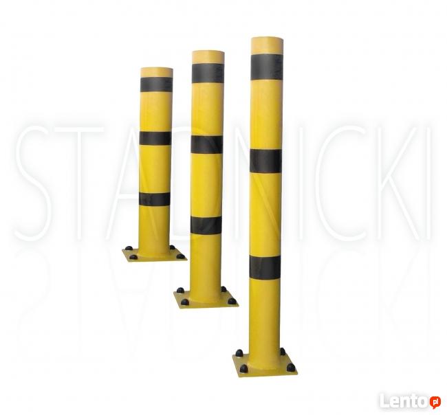 Słupki ochronne zabezpieczające bramy wjazdowe 100 cm
